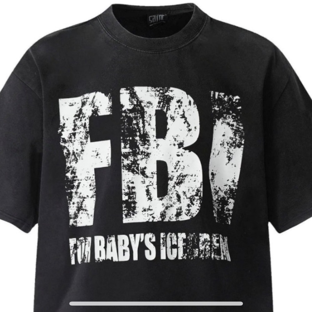 Black Graphic Kids T-Shirt